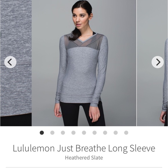 lululemon Just Breathe Long Sleeve size 4-6 - Picture 5 of 12